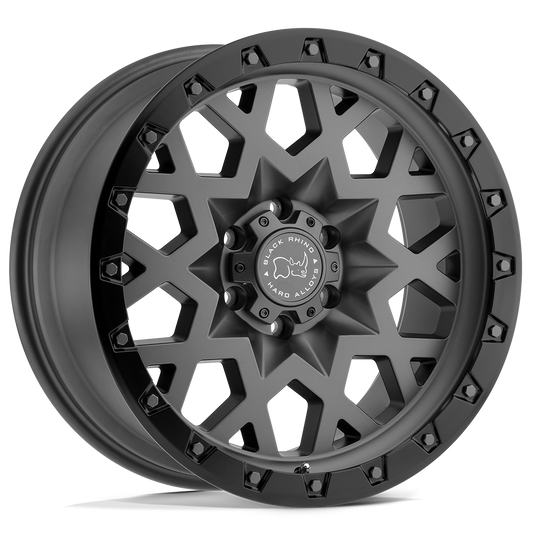 Black Rhino Hard Alloys SPROCKET MATTE GUNMETAL W/ BLACK RING
