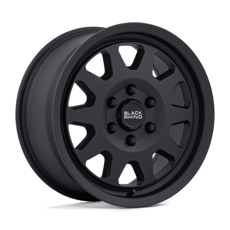 Black Rhino Hard Alloys 17X8 STADIUM 6X130 45MM MATTE BLACK RF