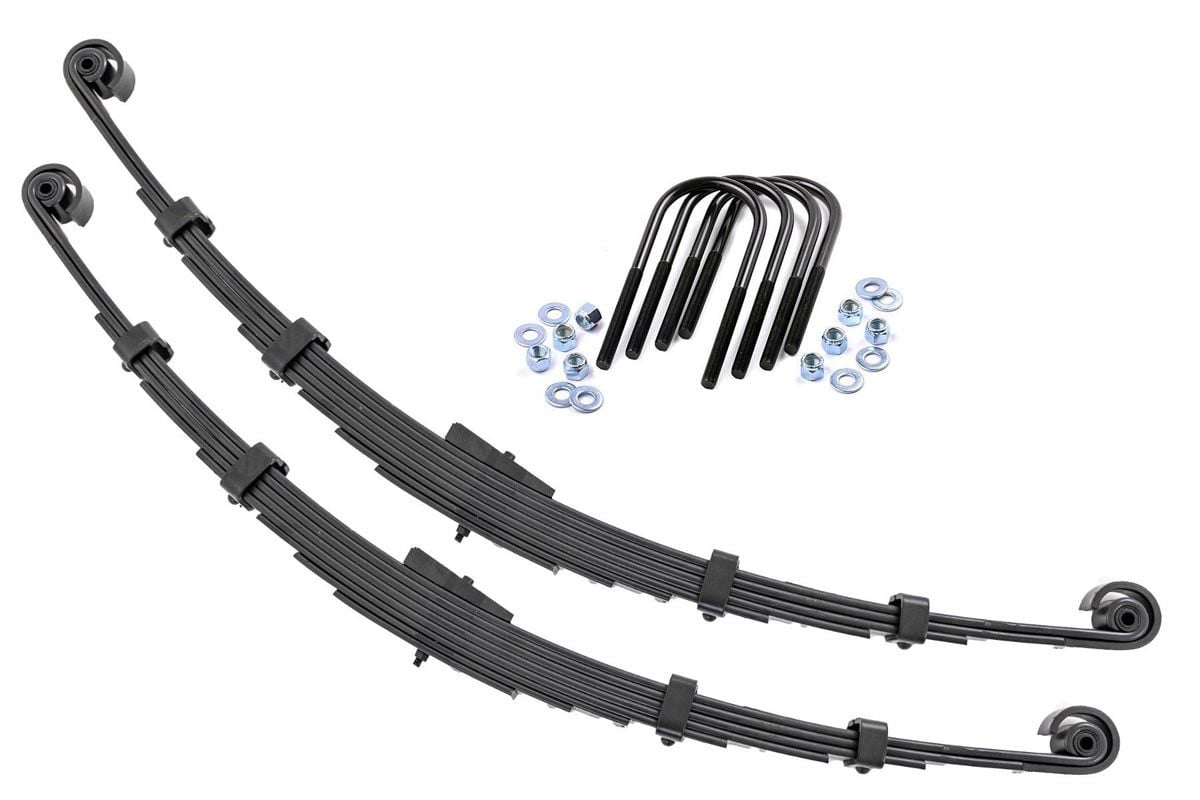 Rough Country Rear Leaf Springs| 2.5" Lift | Pair | Jeep CJ5/CJ7 5 4WD (1955-1975)