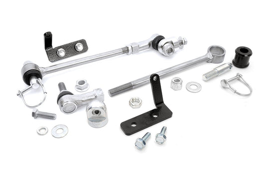 Rough Country Quick Disco Sway Links | 3.5-6.5 Inch Lift | Jeep Cherokee XJ (84-01)/Comanche MJ (86-92)