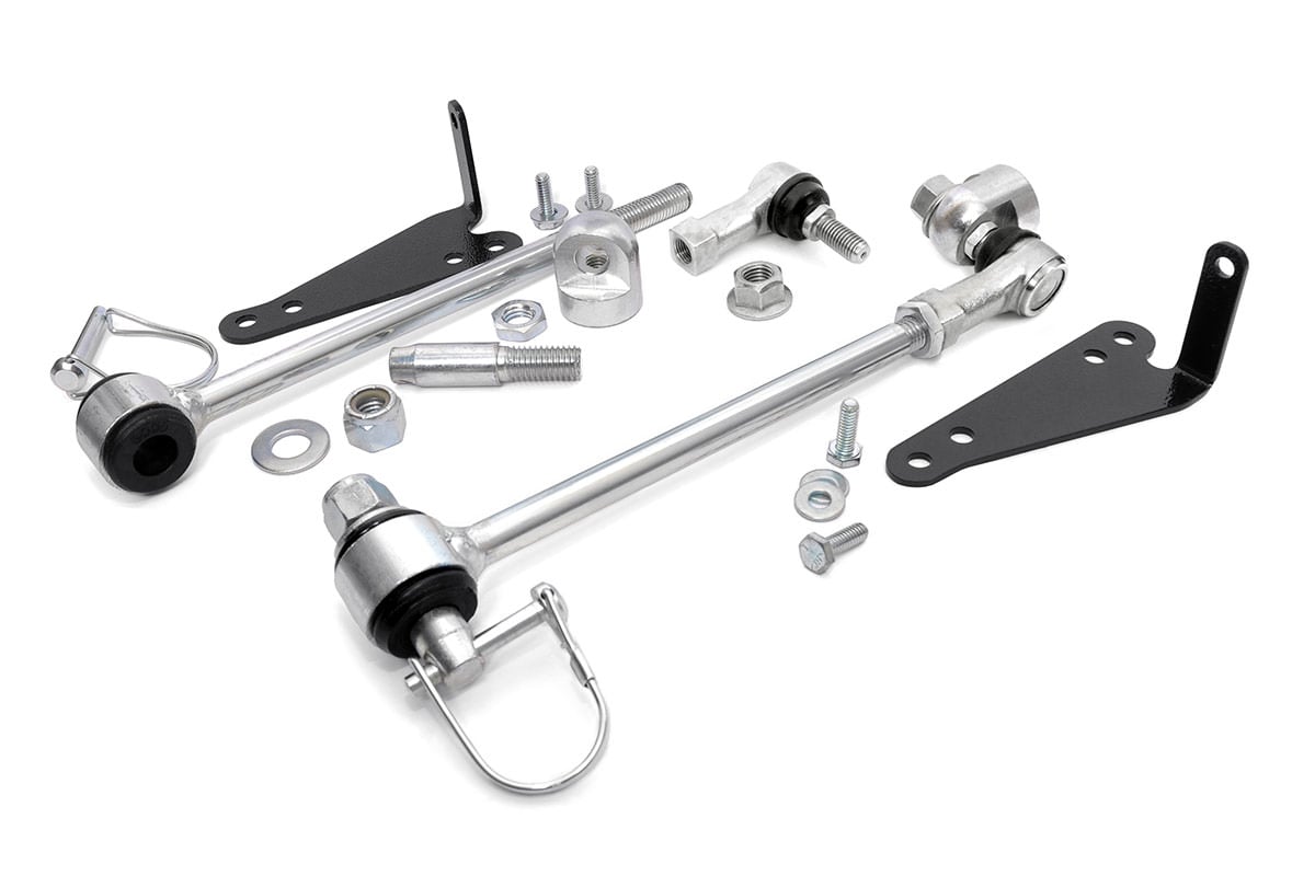 Rough Country Quick Disconnect Sway Links | 4-6 Inch Lift | Jeep Wrangler TJ (97-06)/Wrangler Unlimited (04-06)