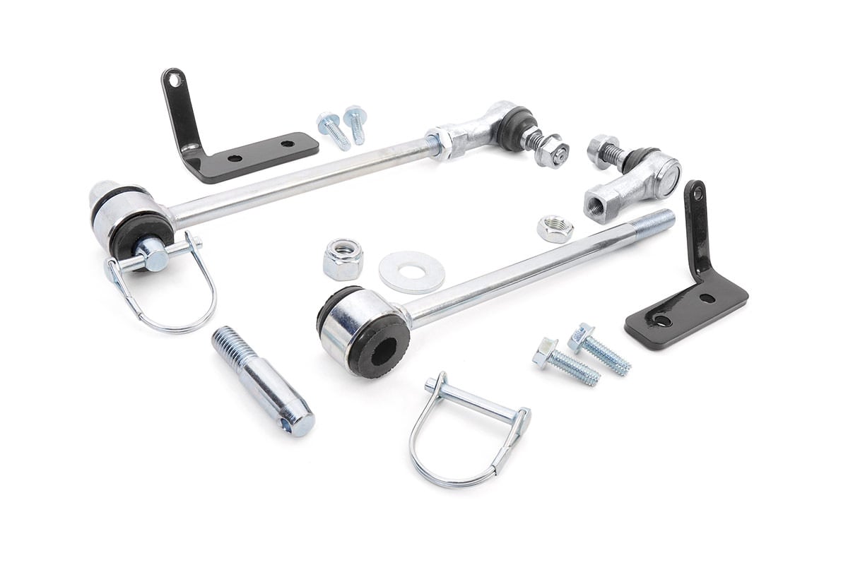 Rough Country Quick Disconnect Sway Links | 3.5-6 Inch Lift | Jeep Gladiator JT/Wrangler JK/Wrangler Unlimited