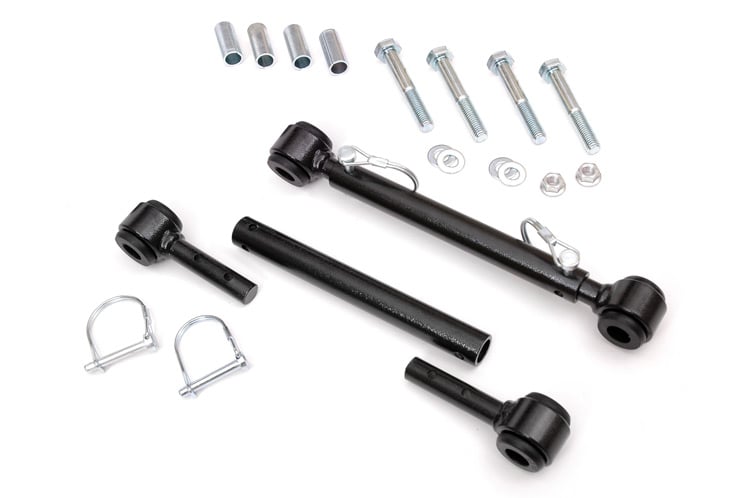 Rough Country Quick Disconnect Sway Links | Rear | 4-6 Inch Lift | Jeep Wrangler TJ (97-06)