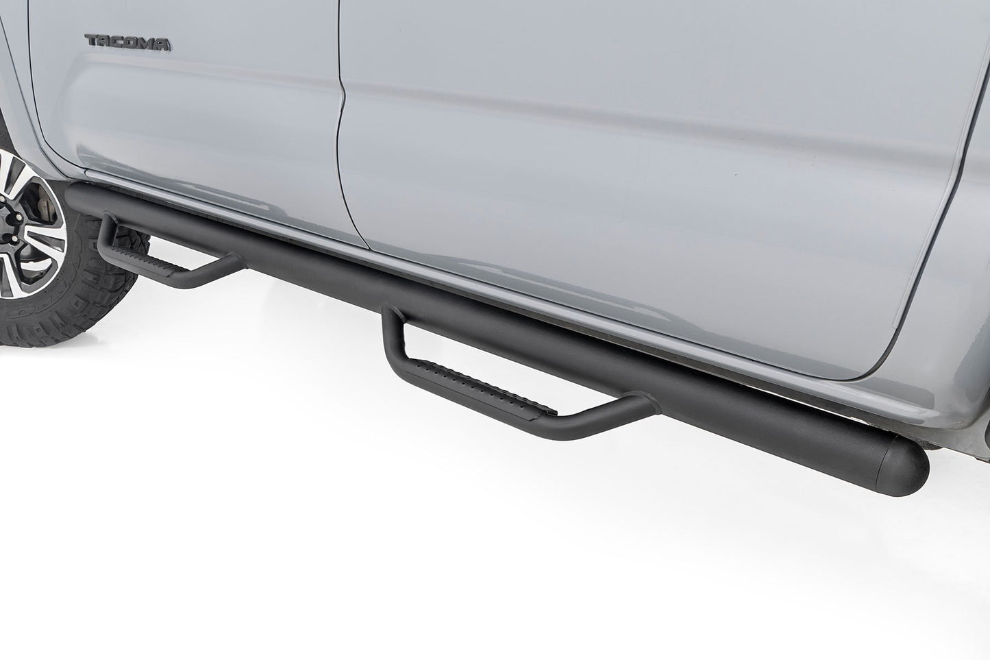 Rough Country Nerf Steps | Cab Length | Crew Cab | 5' Bed | Toyota Tacoma 2WD/4WD (05-23)