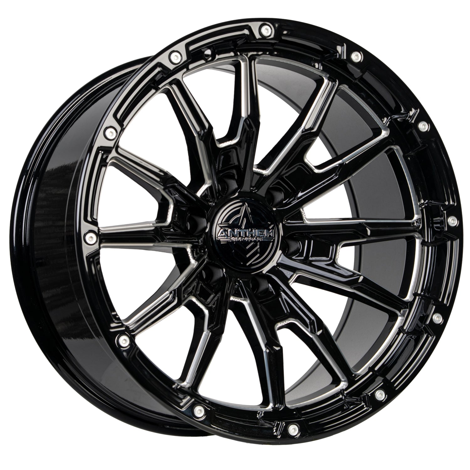 Anthem Offroad Talon Custom Wheel Gloss Black w/ Milled Edges