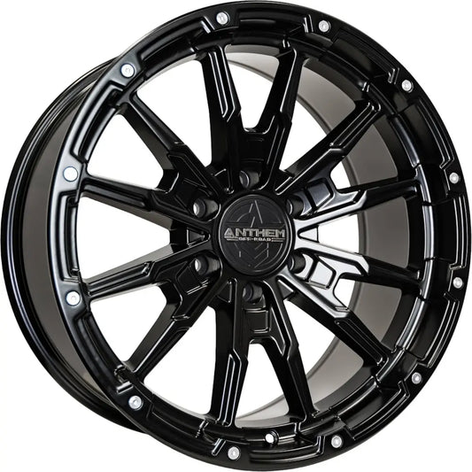 ANTHEM OFFROAD TALON 18X9 8X6.5 -12 125.5 SATIN BLACK