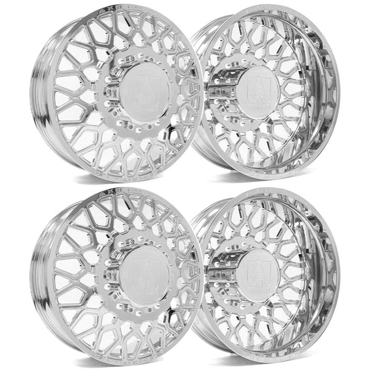Axe AF15 Dually Custom Wheel Fully Polished