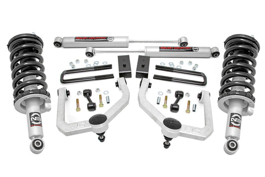 Rough Country 3 Inch Lift Kit | N3 Struts & Shocks | Nissan Titan 2WD/4WD (2004-2024)