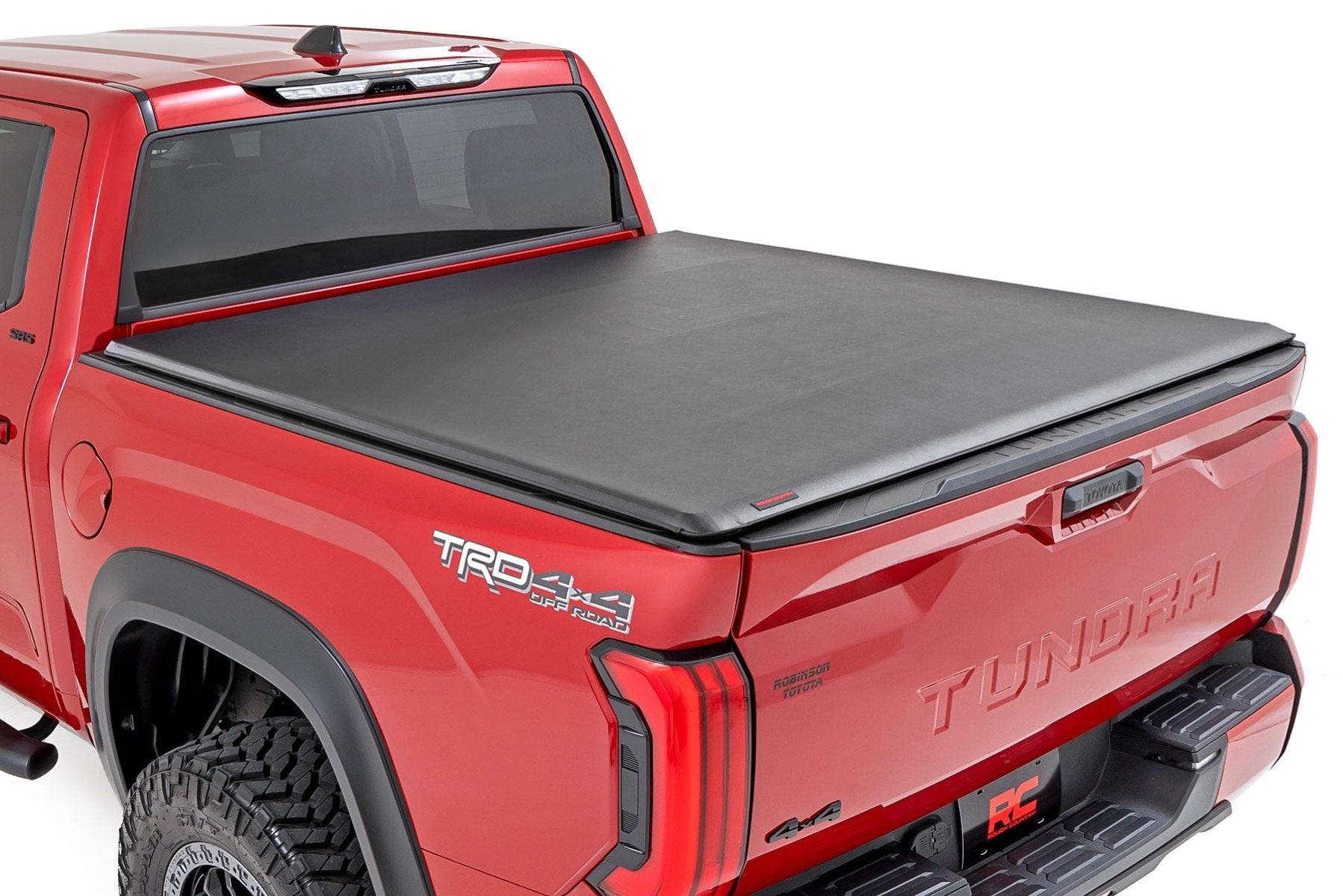Rough Country Soft Roll Up Bed Cover | 5'7" Bed | Toyota Tundra 2WD/4WD (2022-2026)