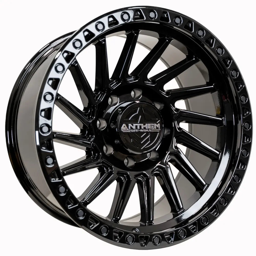 ANTHEM OFFROAD TURBINE 20X10 8X6.5 -24 125.2 GLOSS BLACK