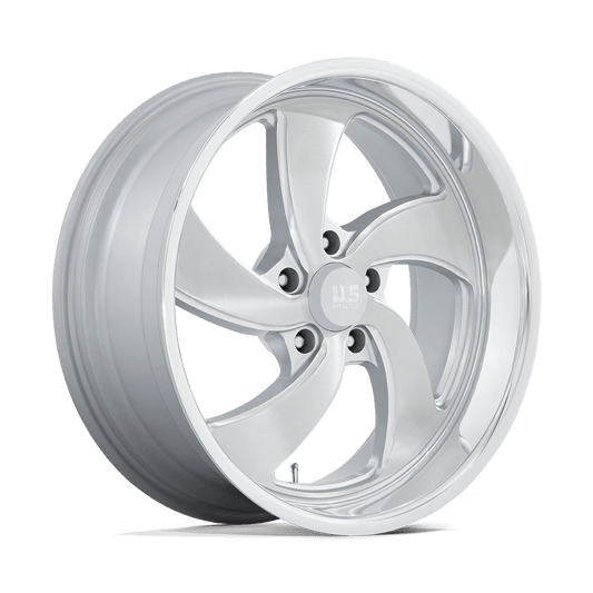 US Mag 1PC U134 DESPERADO SILVER BRUSHED FACE MILLED DIAMOND CUT MILLED