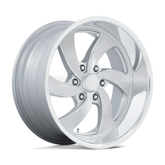 US Mag 1PC U134 DESPERADO SILVER BRUSHED FACE MILLED DIAMOND CUT MILLED