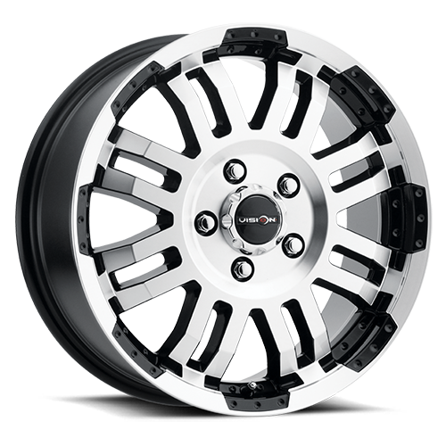 VISION WARRIOR CUSTOM WHEEL Gloss Black Machined Face