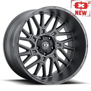 VISION BRAWL CUSTOM WHEEL Satin Black