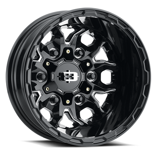 VISION KORUPT CUSTOM WHEEL Gloss Black Milled Spoke