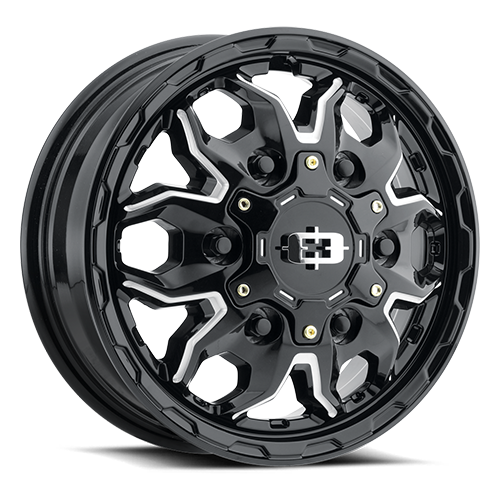 VISION KORUPT CUSTOM WHEEL Gloss Black Milled Spoke