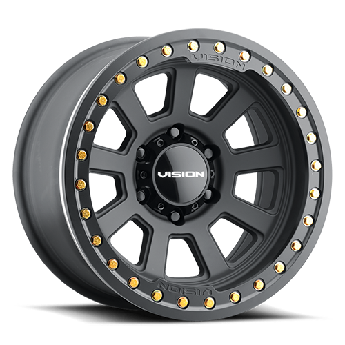 VISION OJOS CUSTOM WHEEL Satin Black