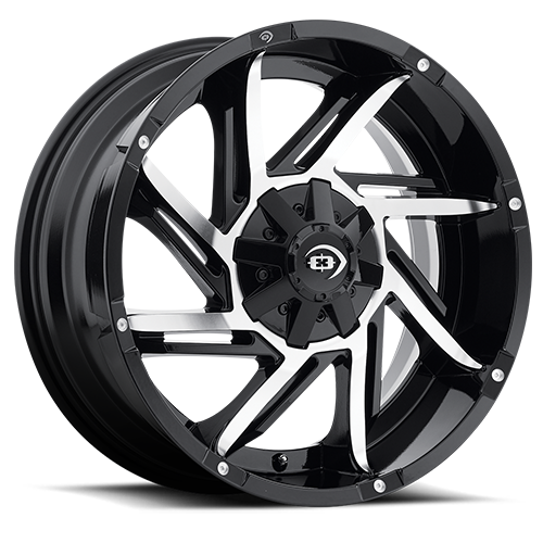 VISION PROWLER CUSTOM WHEEL Gloss Black Machined Face