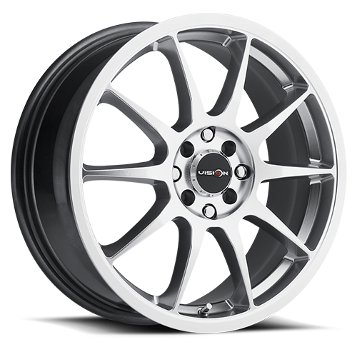 VISION BANE CUSTOM WHEEL Hyper Silver