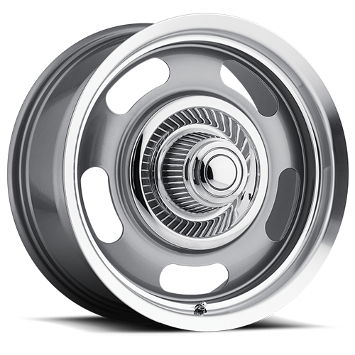 VISION RALLY CUSTOM WHEEL Gunmetal Machined Lip