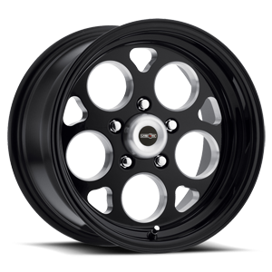 VISION MAG CUSTOM WHEEL Gloss Black with Milled Windows