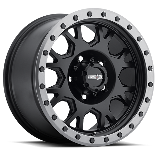 VISION INVADER CUSTOM WHEEL Matte Black Anthracite Lip