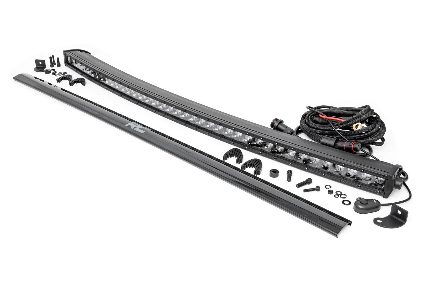 Rough Country 40 Inch Black Series LED Light Bar | Curved | Single Row