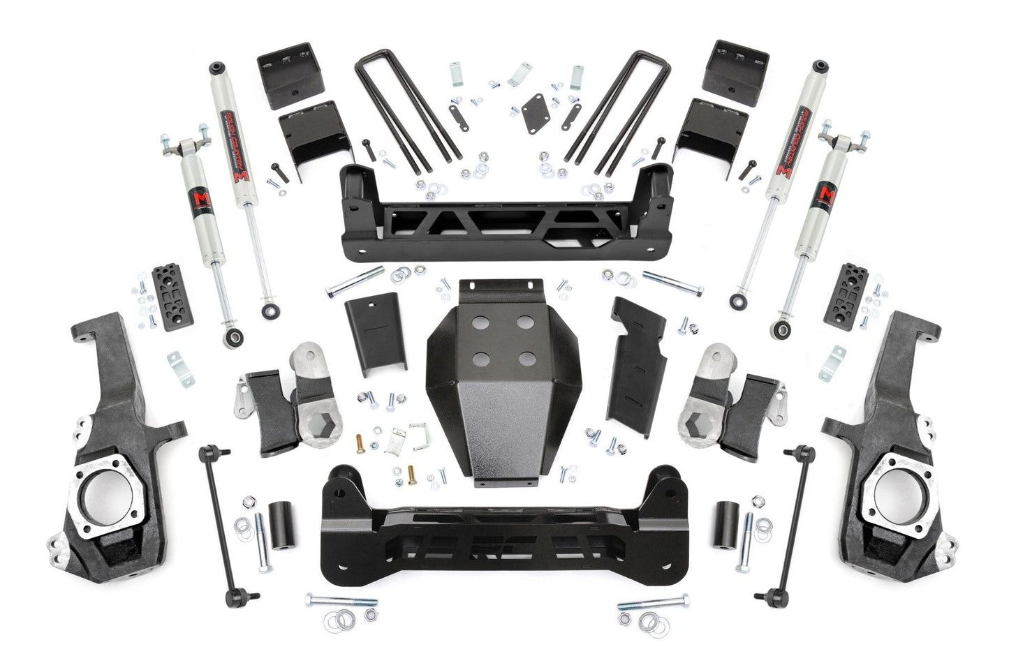 Rough Country 5 Inch Lift Kit | NTD | M1 | w/ Overloads | Chevy/GMC 2500HD/3500HD (20-26)