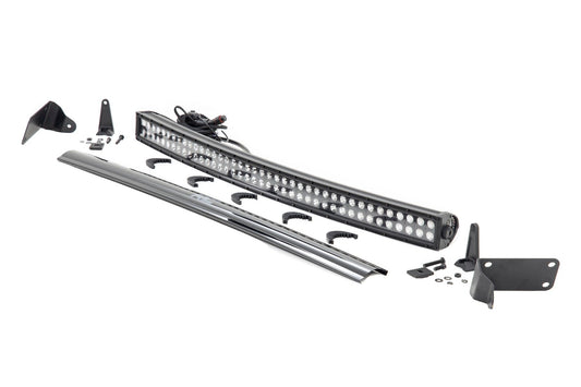 Rough Country LED Light Kit | Bumper Mount | 40" Black Dual Row | Ram 2500/3500 4WD (11-18)