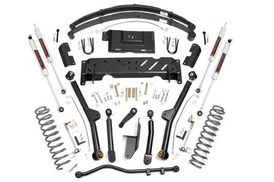 Rough Country 4.5 Inch Lift Kit | Long Arm | RR Leafs | M1 | Jeep Cherokee XJ 4WD (84-01)