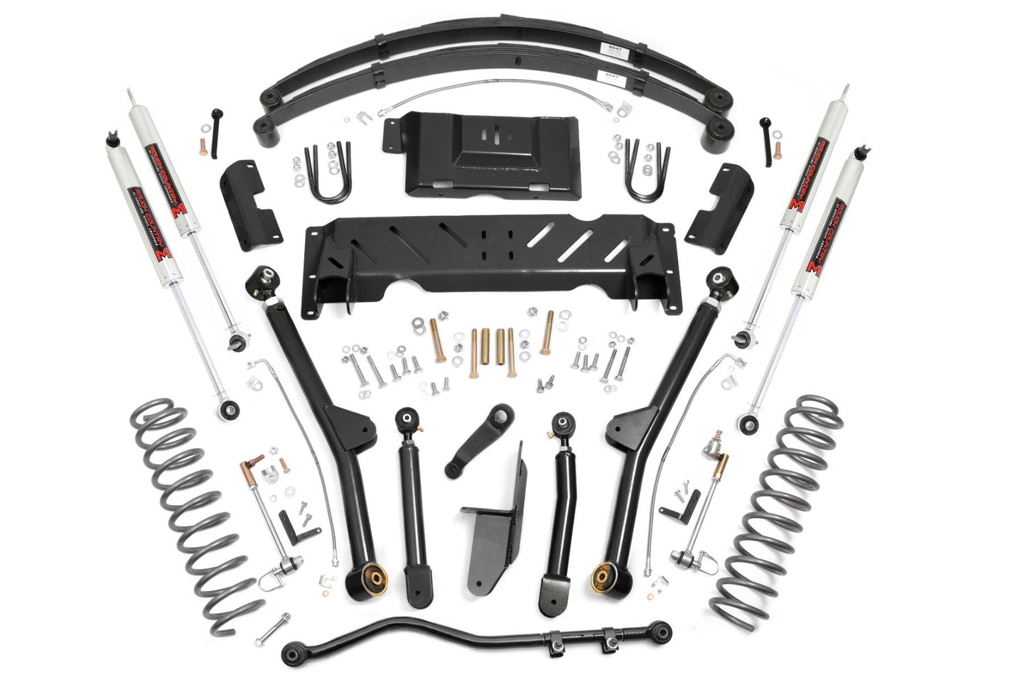 Rough Country 4.5 Inch Lift Kit | Long Arm | RR Leafs | NP242 | M1 | Jeep Cherokee XJ (84-01)