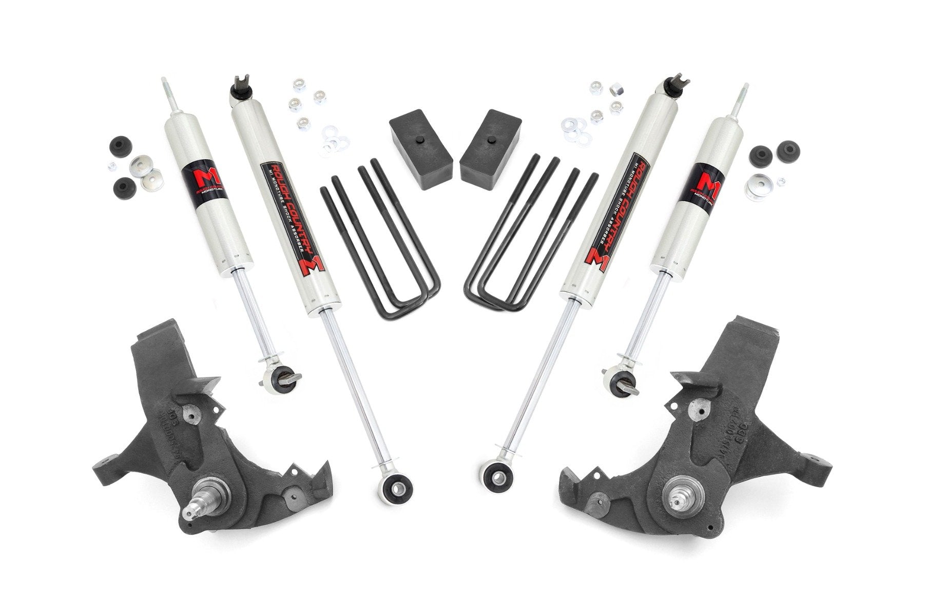 Rough Country 4 Inch Lift Kit | M1 | Chevy C1500/K1500 Pickup Extended Ca/Half-Ton SUV (88-99)