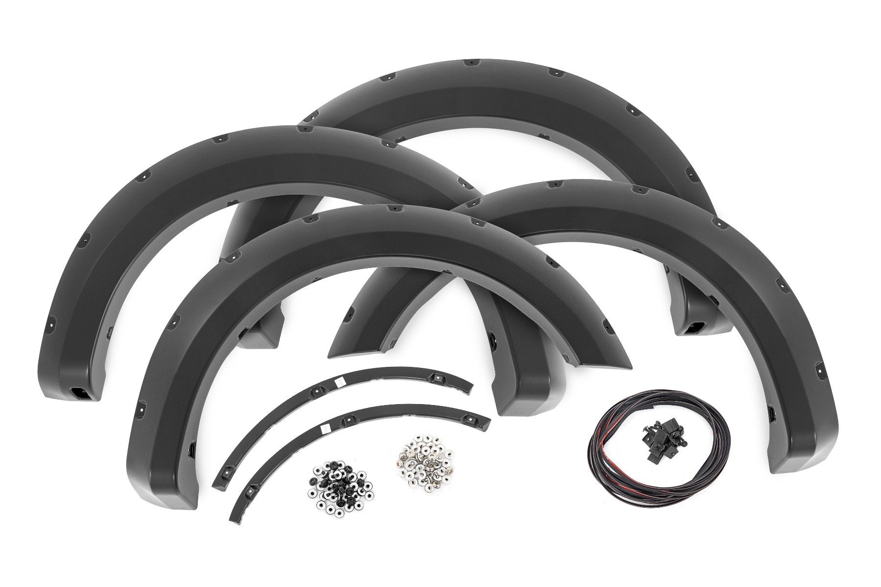 Rough Country Pocket Fender Flares | UH Tuxedo Black Metallic | Ford F-150 2WD/4WD (09-14)